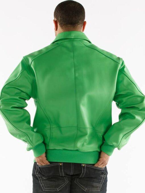 Pelle Pelle Basic In Lime Plush Jacket