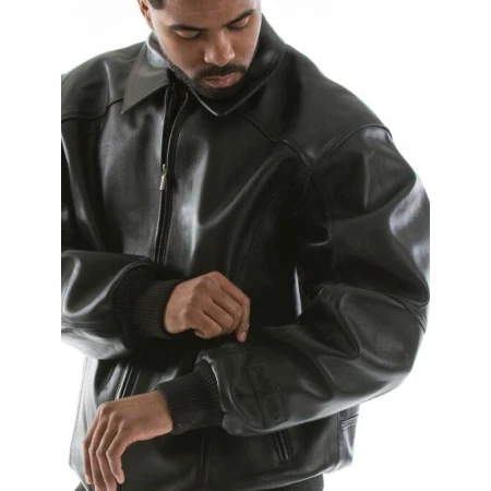 pelle pelle,pelle pelle applique black plush jacket,pelle pelle store,pelle pelle leather jacket,black leather jackets,leather jacket,pelle pelle