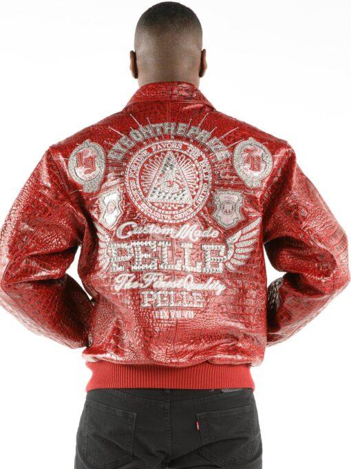 Pelle Pelle Eye Red Leather Jacket