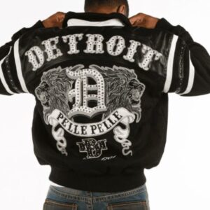 Pelle Pelle Mens Black Detroit Jacket view 2