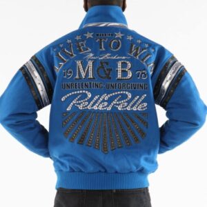 Pelle Pelle Live To Win Blue Jacket view 1