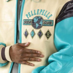 Pelle Pelle Famous Soda Club Blue Jacket view 4