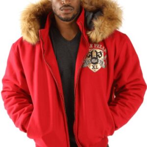 Pelle Pelle Never Say Die Red Jacket view 3