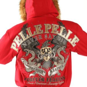 Pelle Pelle Never Say Die Red Jacket view 1