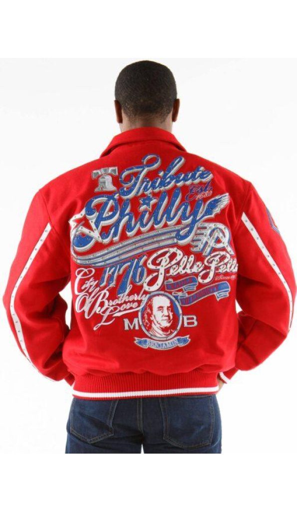 Pelle Pelle Philadelphia Tribute Red Jacket