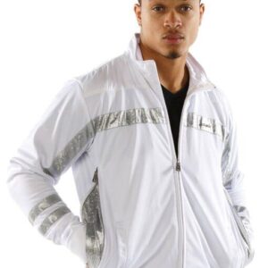 Pelle Pelle White Track Jacket view 3