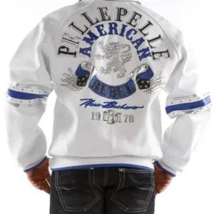 Pelle Pelle American Rebel White Blue Jacket view 1