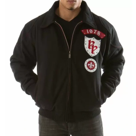 Pelle Pelle Rebel Soul Studded Wool Jacket view 2