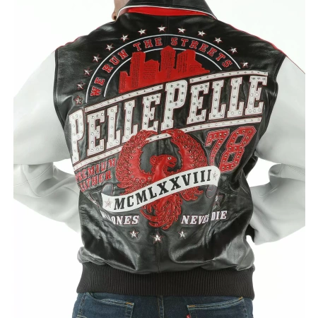 Pelle Pelle Leather Studded Jacket