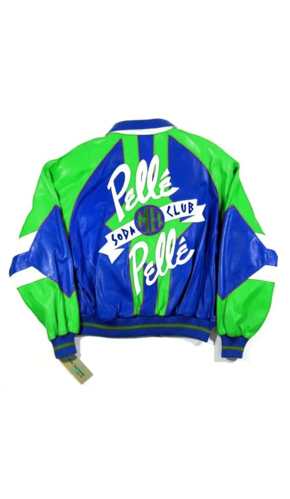 Pelle Pelle Green Blue Soda Club Jacket