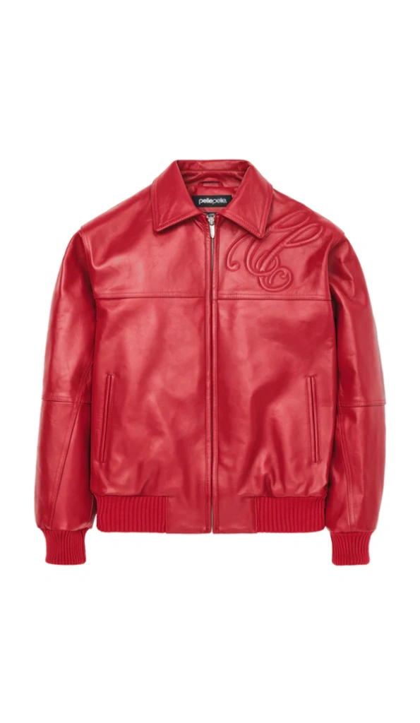 Pelle Pelle Puff Plush Red Jacket 2023 | Pelle Pelle Store