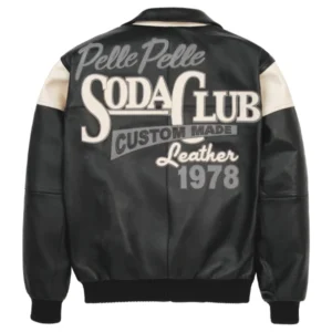 Pelle Pelle Soda Club Plush Black Jacket | pelle Pelle Store