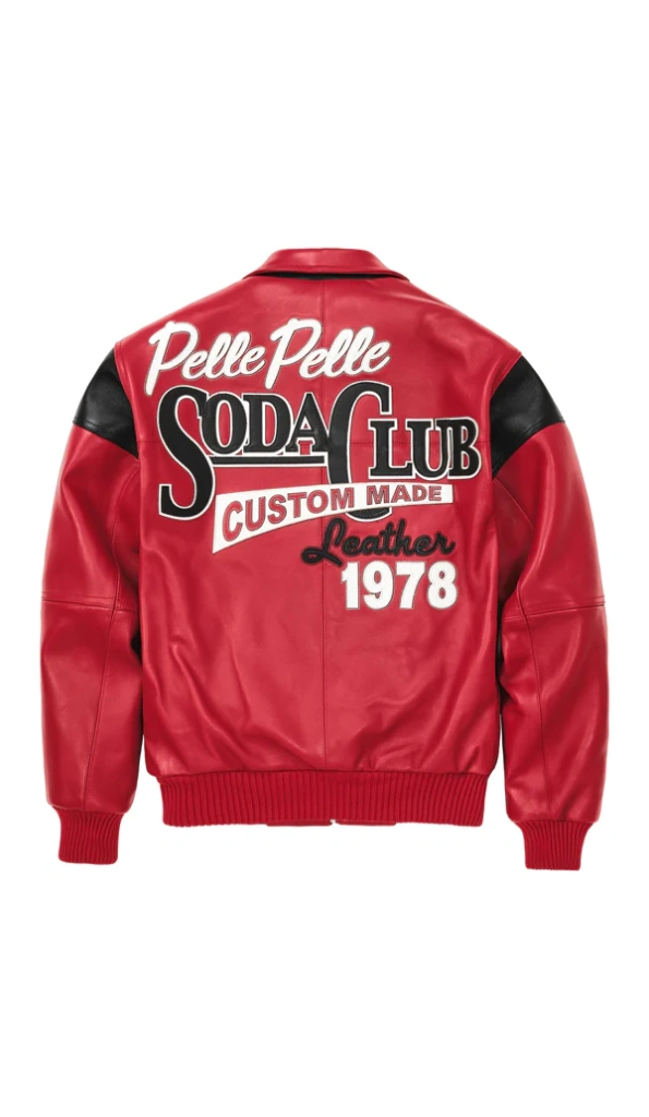 Pelle Pelle Soda Club Plush Red Jacket