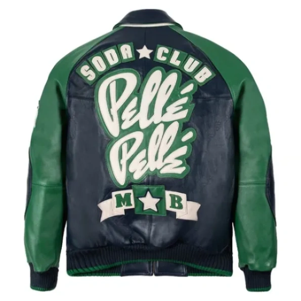 Pelle Pelle Soda Club Green Black Jacket (2)