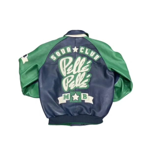Pelle Pelle Soda Club Green Black Jacket (3)