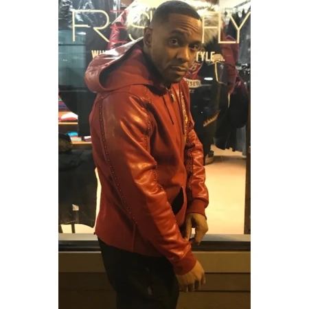 Pelle Pelle Raised Hooded Leather Jacket view 3