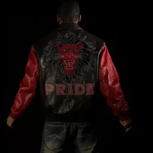Pelle Pelle Black and Red Leather Jacket