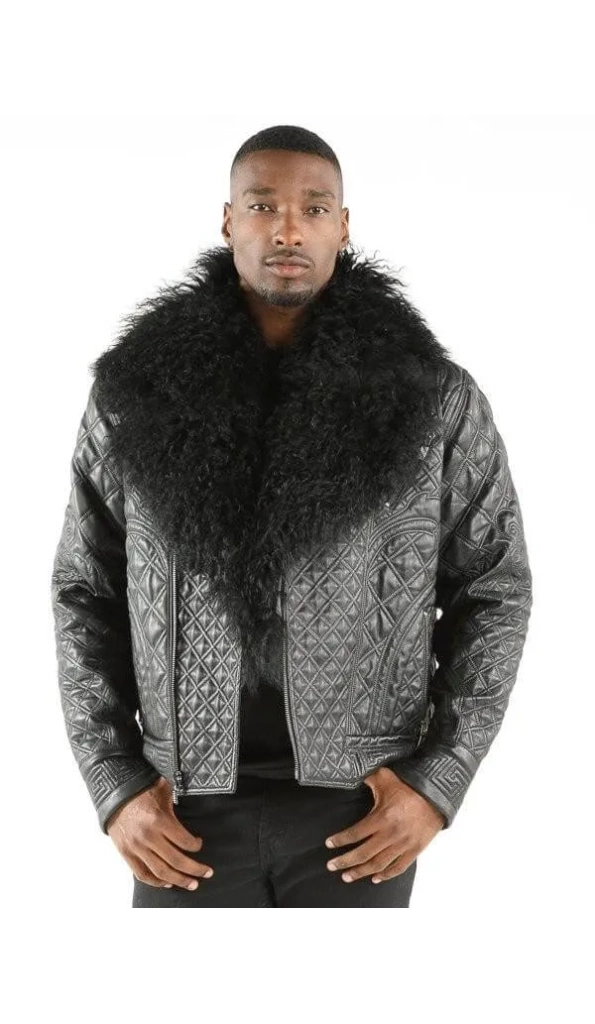 Pelle Pelle Quilted Black Biker Jacket