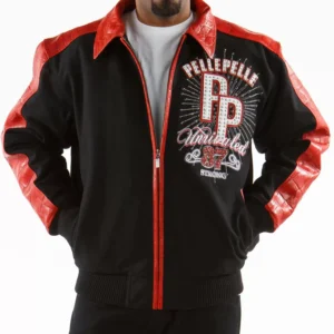 Pelle Pelle Red Black Strong Jacket view 2