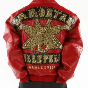 Pelle Pelle Red Immortal Leather Jacket