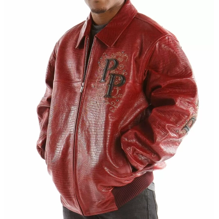 Pelle Pelle Red Shoulder Leather Jacket view 2