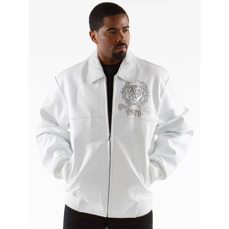 Pelle Pelle Supreme White Leather Jacket view 2