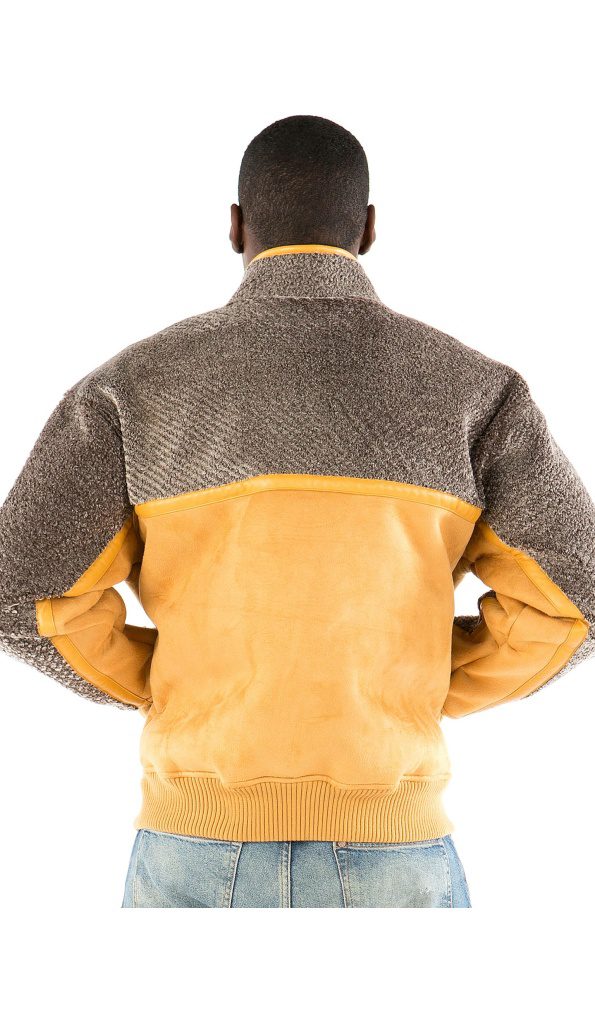 Pelle Pelle Reverse Fur Yellow Coat