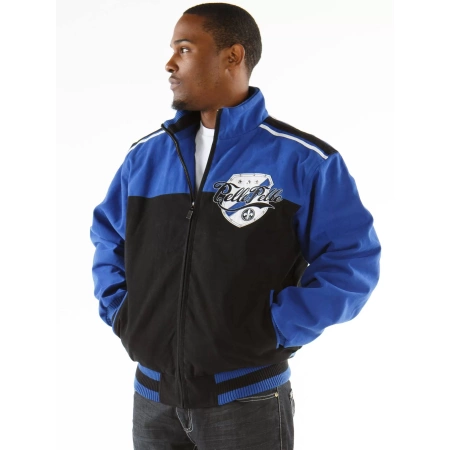 Pelle Pelle Revolution Black And Blue Jacket view 2