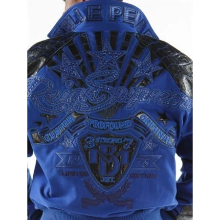 Pelle Pelle Royal Blue Reign Supreme Jacket
