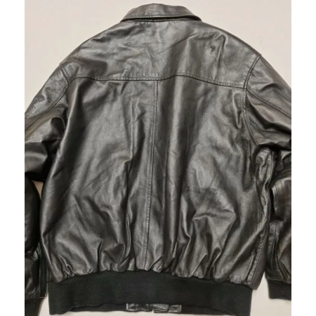 Pelle Pelle Shiny Black Leather Jacket view 2