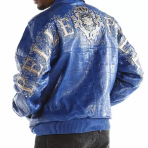 Pelle Pelle Blue Leather Jacket