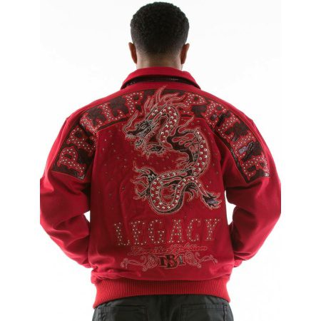 Pelle Pelle Snakeskin Dragon Cabernet Jacket