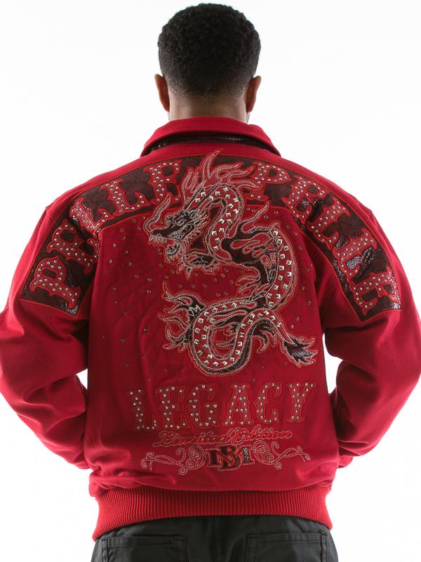Pelle Pelle Snakeskin Dragon Cabernet Jacket