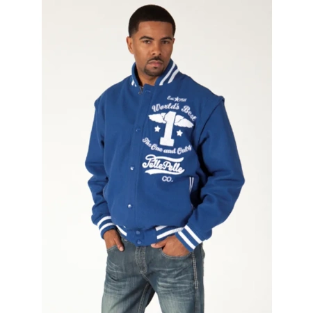 Pelle Pelle The Only Blue Varsity Jacket