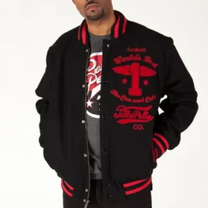 Pelle Pelle Black Varsity Jacket