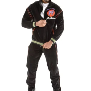 Pelle Pelle Throwback Black Warmup Set view 2