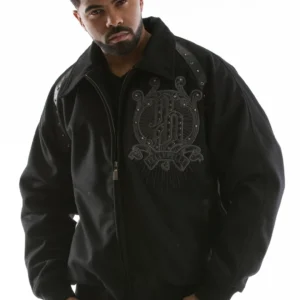 Pelle Pelle Top Brass Black Coat view 2