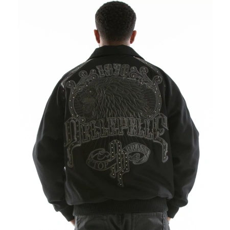 Pelle Pelle Top Brass Black Coat