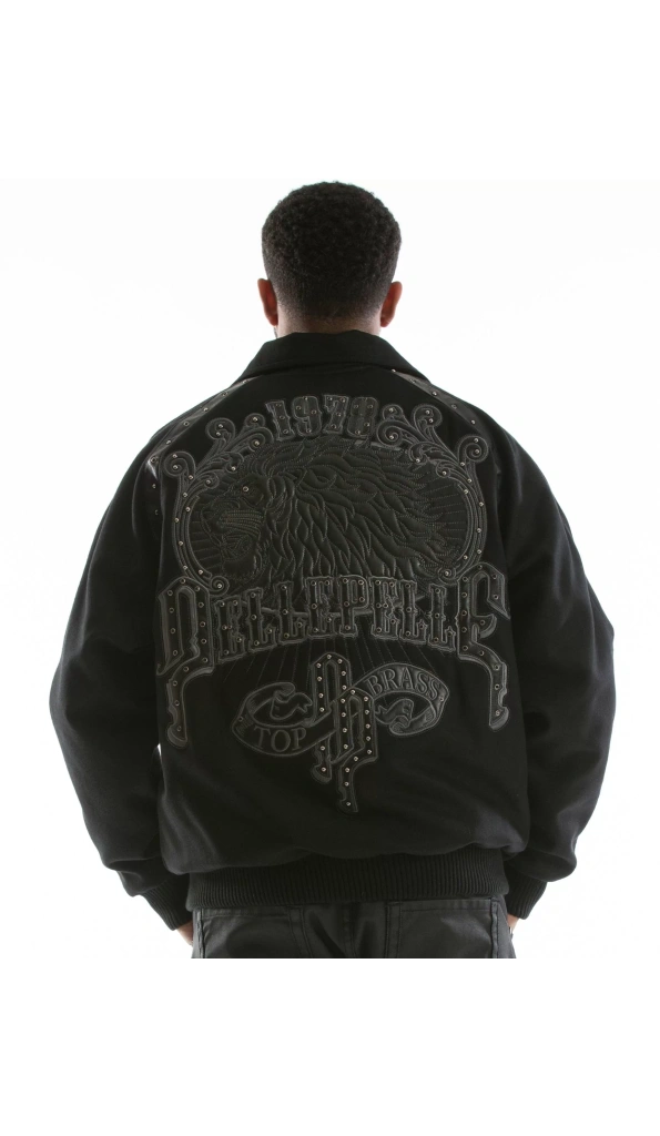Pelle Pelle Top Brass Black Coat