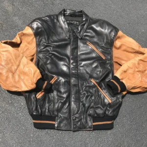 Pelle Pelle Beige Sleeves Leather Jacket view 2