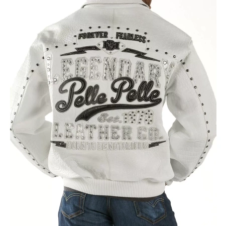 Pelle Pelle White Legendary Leather Jacket