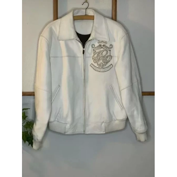 pelle pelle marc buchanan leather jacket, pelle pelle store, pelle pelle jacket, white leather jacket