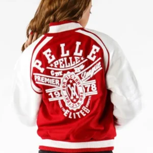 Pelle Pelle Womens Red Wool Jacket