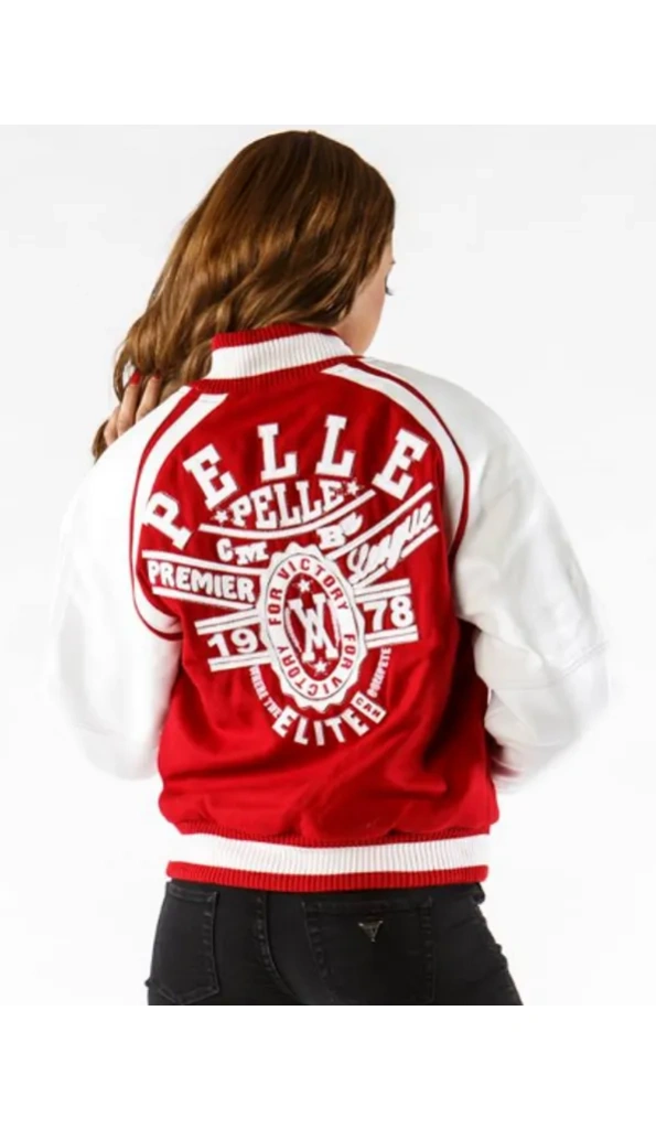 Pelle Pelle Womens Red Wool Jacket