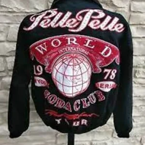 Pelle Pelle World Black Soda Club Jacket