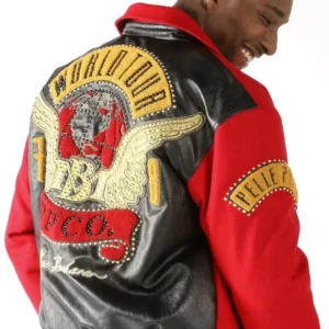 Pelle Pelle World Tour Red Bomber Jacket view 2