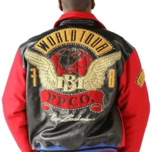 Pelle Pelle World Tour Red Bomber Jacket
