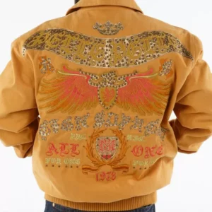 Pelle Pelle Yellow One Studded Wool Jacket view 1