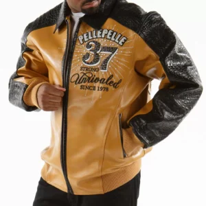 Pelle Pelle Yellow Avant Leather Jacket view 2