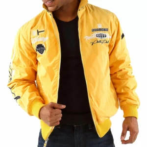 Pelle Pelle Yellow World Sport Jacket view 2
